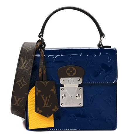 LOUIS VUITTON Vernis Epi Monogram Spring Street Blue